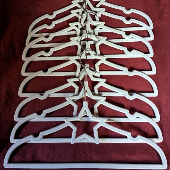 20% OFF  NEW Lot of 8-Velvet Babies/Toddlers Clothes Hangers w/Notched Shoulder - Picture 7 of 7